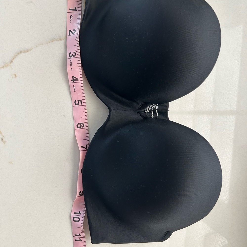 Soma Black Strapless Bra with Underwire Support